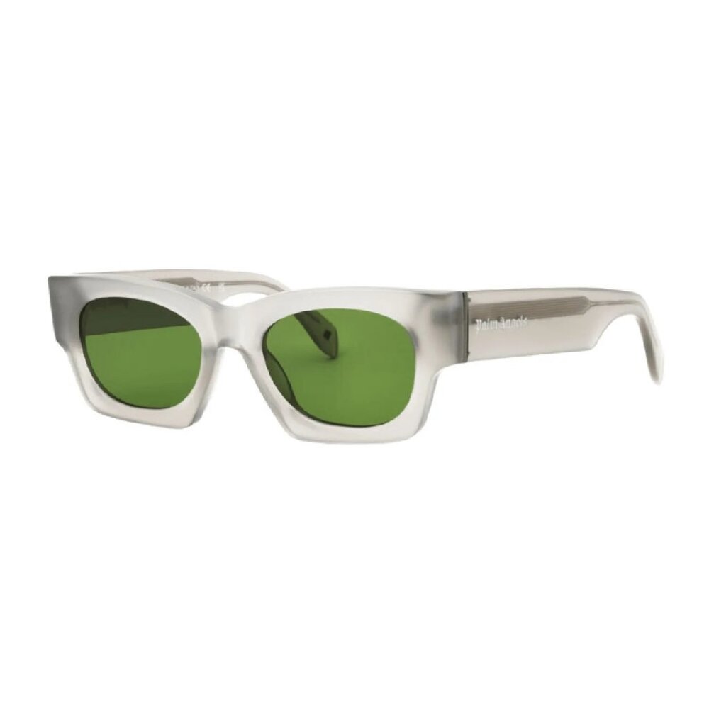 NEW PALM ANGELS SUNGLASSES GRAY/GREEN UNISEX EYEWEAR PERI089 BODIE 0955